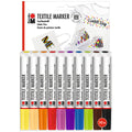 Stoffmalstift 10 Stück 3mm  für helle Textilien MARABU 0115000000200