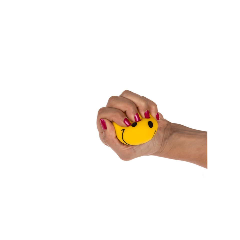 Anti-Stress-Ball Smiley, Ø6 cm, gelb OUT OF THE BLUE 12/0969 OOTB 12/0969  D.6cm  Smiley