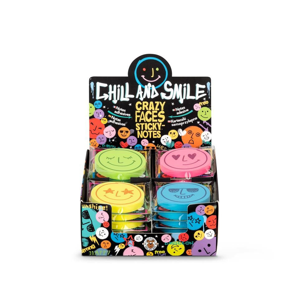Haftnotiz Neon Chill & Smile, sortiert TRENDHAUS 966100 TRENDHAUS 966100 Neon