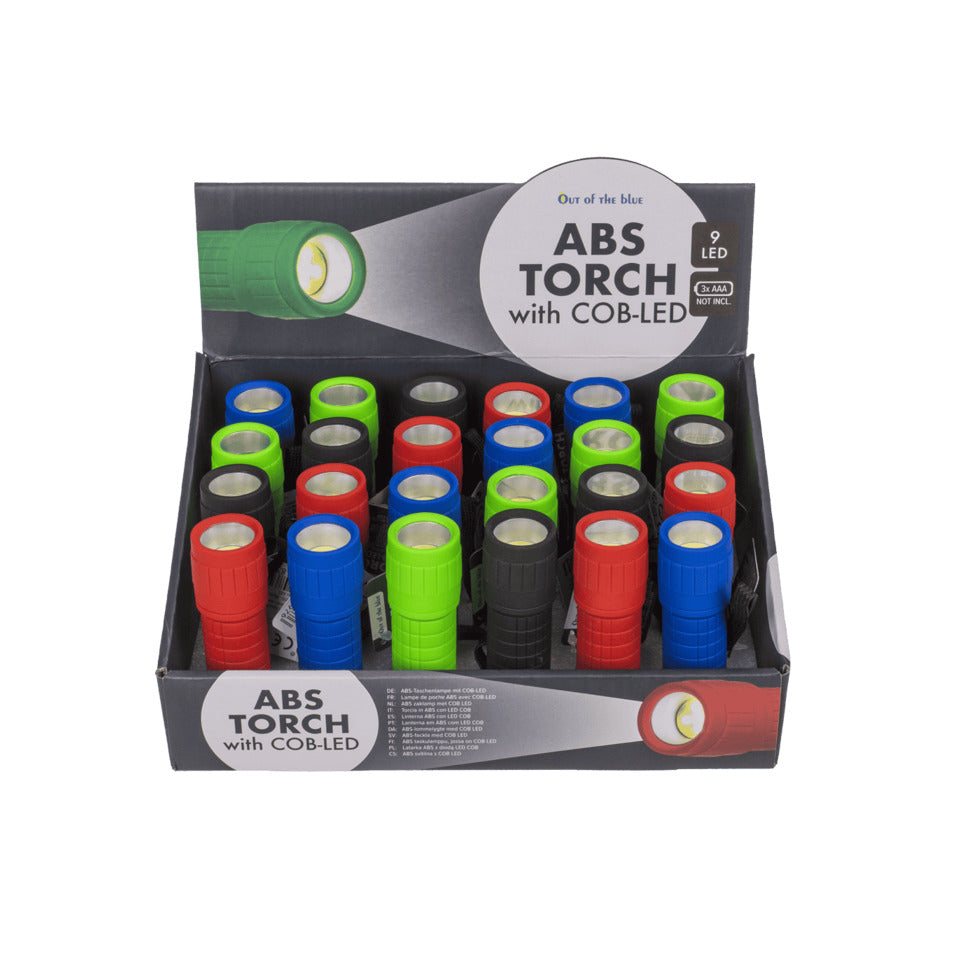 ABS-Taschenlampe mit LED, ca.10 cm, sortiert OUT OF THE BLUE 57/1221 OOTB 57/1221 10cm