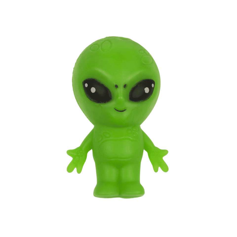 Stretch-Figur Alien Glow in the Dark, 8 x 12 x 6 cm OUT OF THE BLUE 59/2237 OOTB 59/2237 8x12x6cm