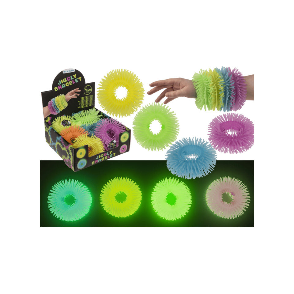 Armband Jiggly Glow in the Dark, 13 x 4,5 cm OUT OF THE BLUE 59/2240 OOTB 59/2240 13x4,5cm