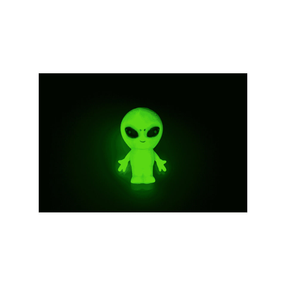 Stretch-Figur Alien Glow in the Dark, 8 x 12 x 6 cm OUT OF THE BLUE 59/2237 OOTB 59/2237 8x12x6cm