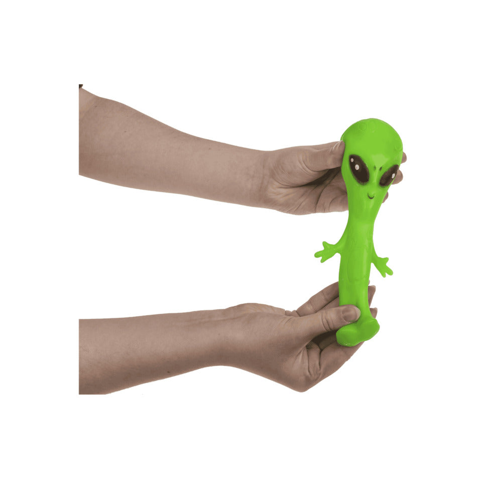 Stretch-Figur Alien Glow in the Dark, 8 x 12 x 6 cm OUT OF THE BLUE 59/2237 OOTB 59/2237 8x12x6cm
