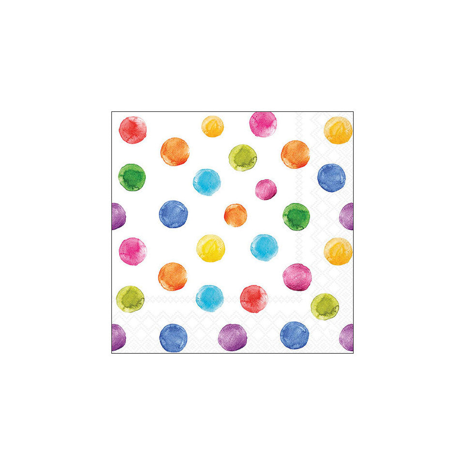 Motivserviette Dots, 33 x 33 cm, 3-lagig, 20 Stück AMBIENTE 13319315 AMBIENTE 13319315 20ST