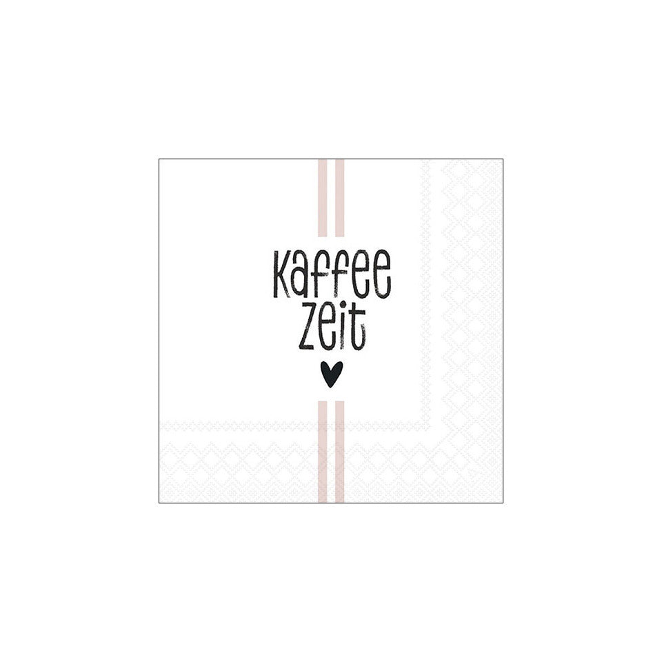 Motivserviette Kaffeezeit, 33 x 33 cm, 3-lagig, 20 Stück AMBIENTE 13319830 AMBIENTE 13319830 20ST