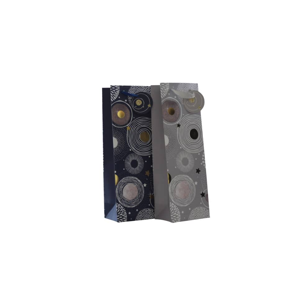 Flaschentragetasche Kreise, 36 x 12 x 9 cm, sortiert PBS 55018 PBS 55018 36x12x9cm