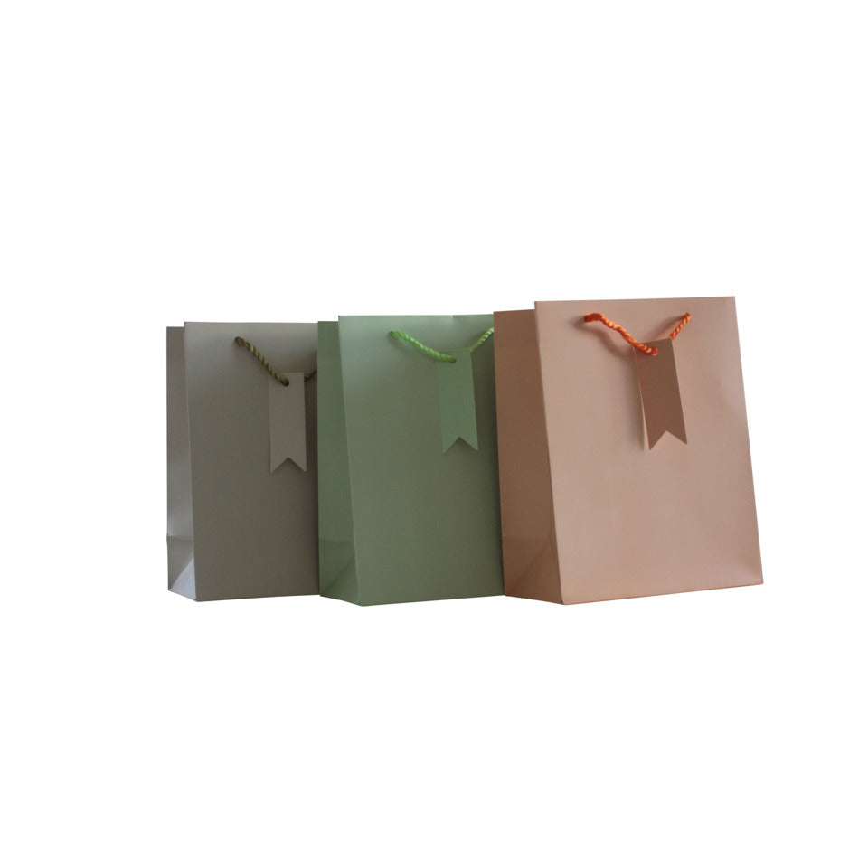 Geschenktragetasche uni pastell, 23 x 18 x 8 cm, sortiert PBS 55015 PBS 55015 23x18x10cm