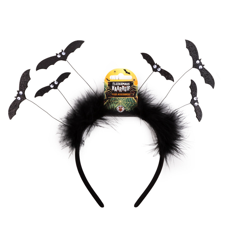 Haarreifen Zombie Zone Fledermaus, schwarz TRENDHAUS 966117 TRENDHAUS 966117 Fledermaus