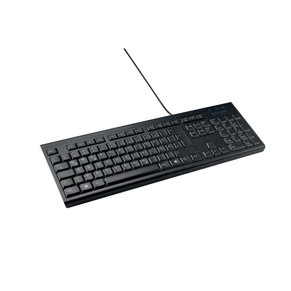 Tastatur kabelgebunden schwarz KENSINGTON K63727DE KENSINGTON K63727DE / KB100S EQ