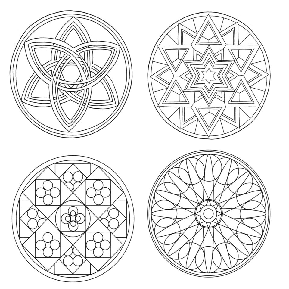 Malbuch Zur Ruhe kommen mit Mandalas ARENA 19409-7