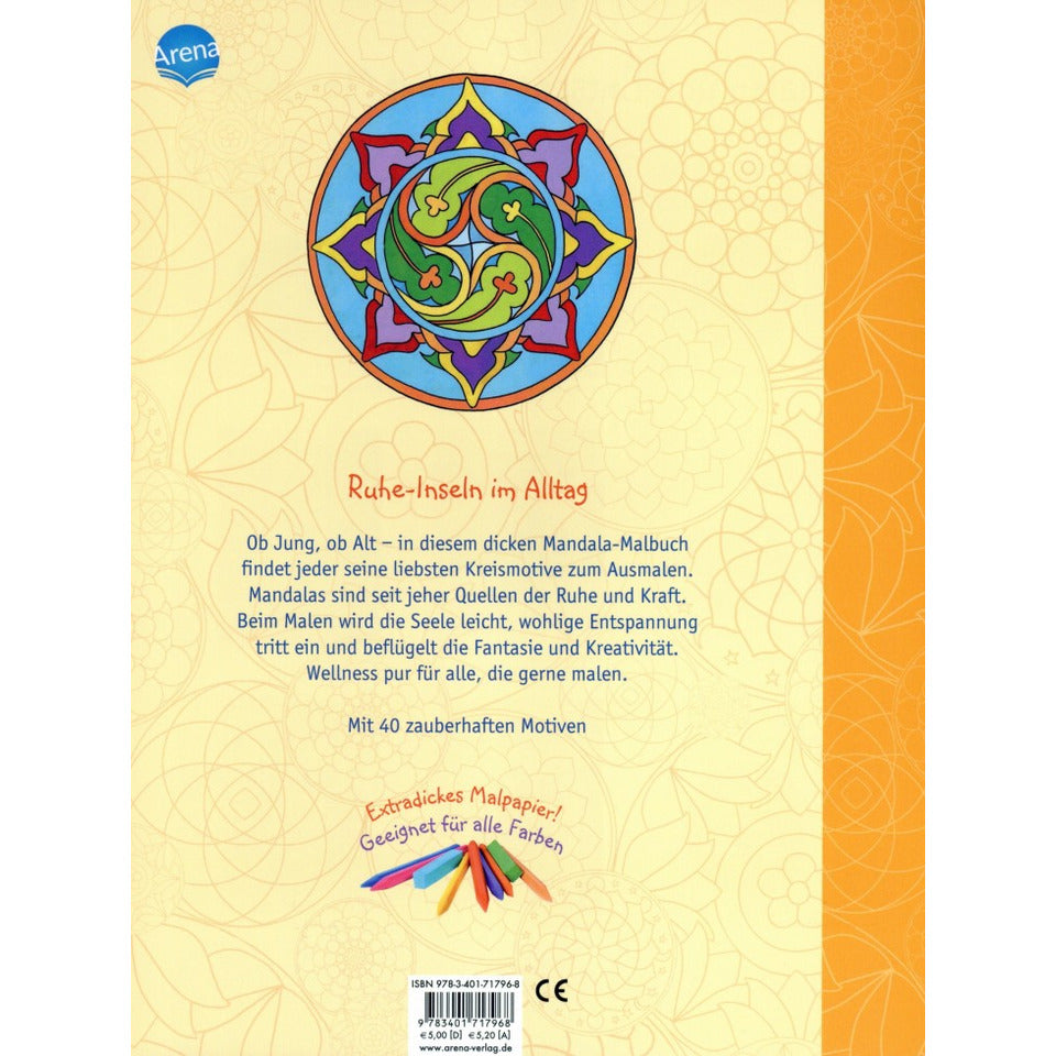 Malbuch Zur Ruhe kommen mit Mandalas ARENA 19409-7
