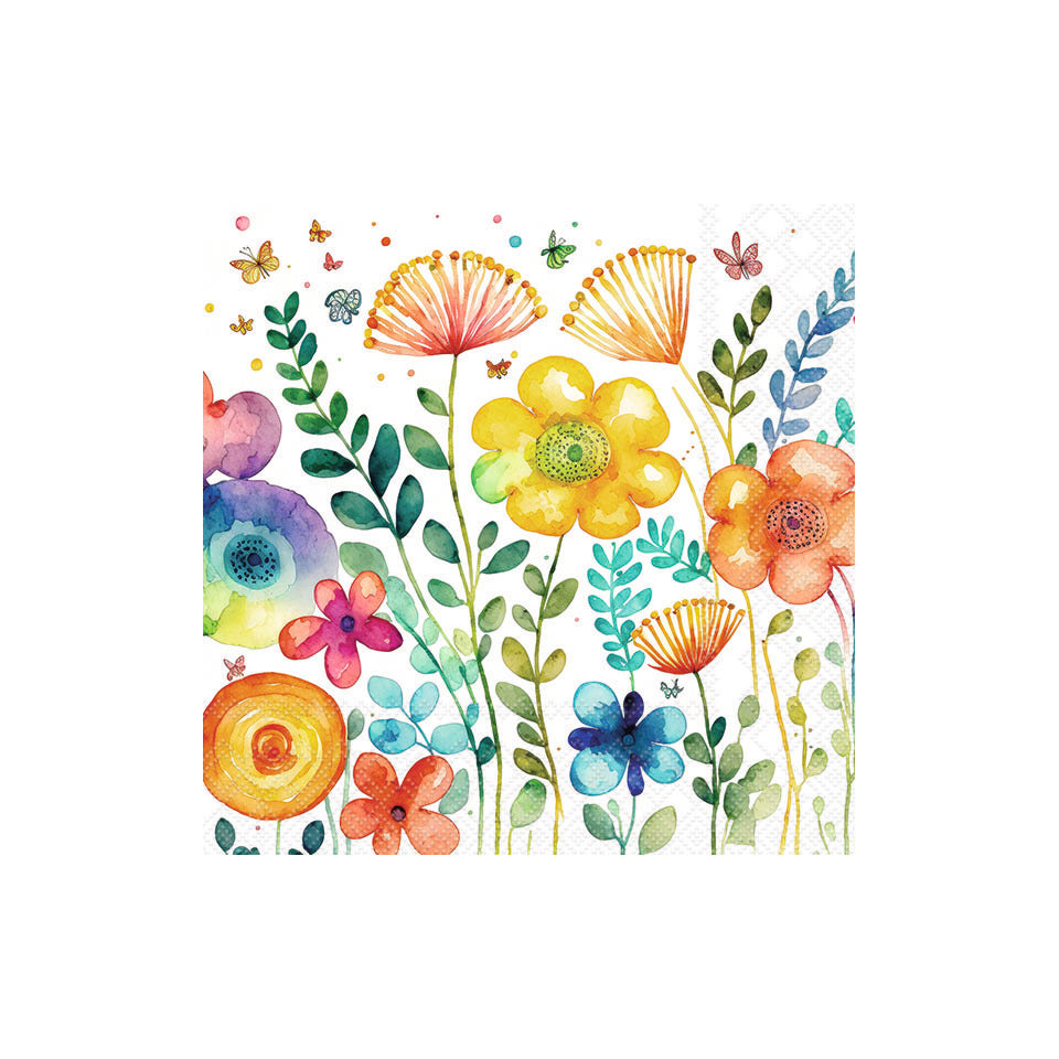 Motivserviette Vibrant spring, 33 x 33 cm, 3-lagig, 20 Stück AMBIENTE 13318430 AMBIENTE 13318430 20ST