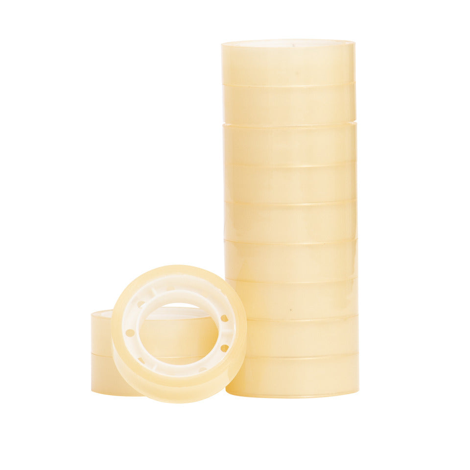 Klebeband, 12mmx10m, 12 Stück, transparent Q-CONNECT KF01784