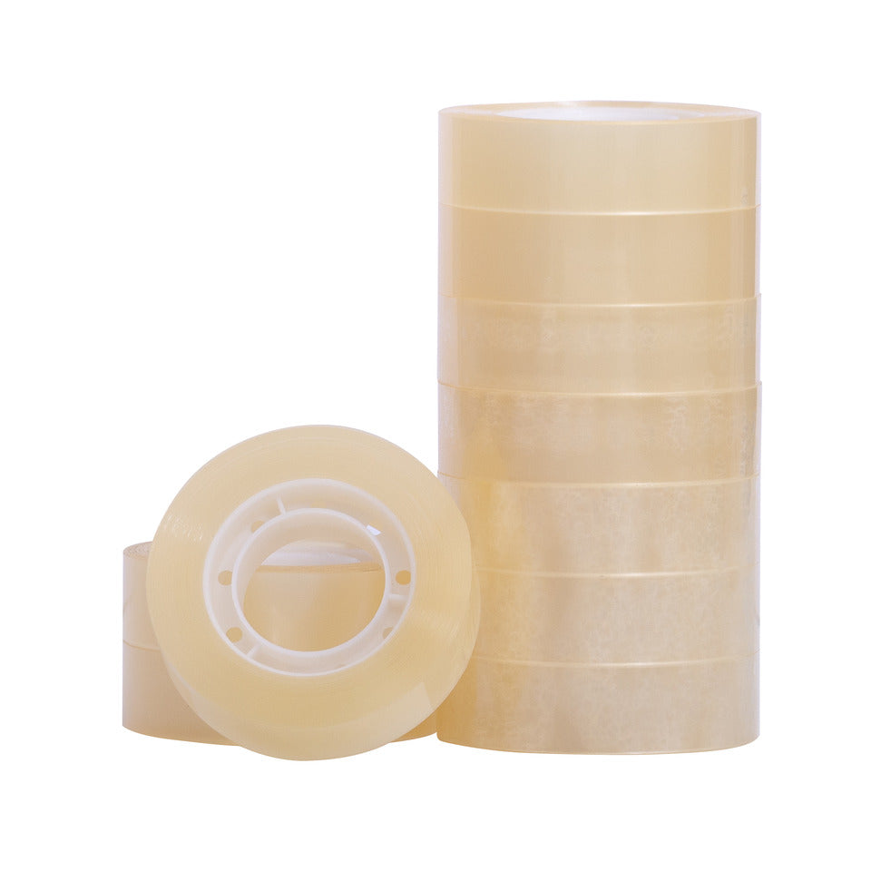 Klebeband, 15 mm x 33 m, 10 Stück, transparent Q-CONNECT KF01787
