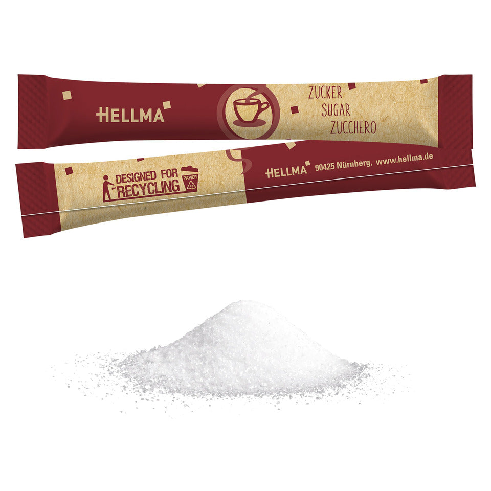 Zuckerstick, 1000x4g, schwarz/weiß HELLMA 60120623
