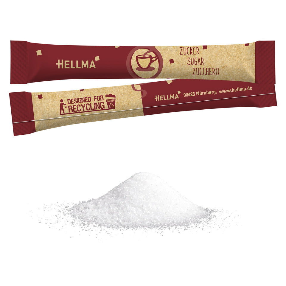 Zuckerstick, 1000x4g, schwarz/weiß HELLMA 60120623