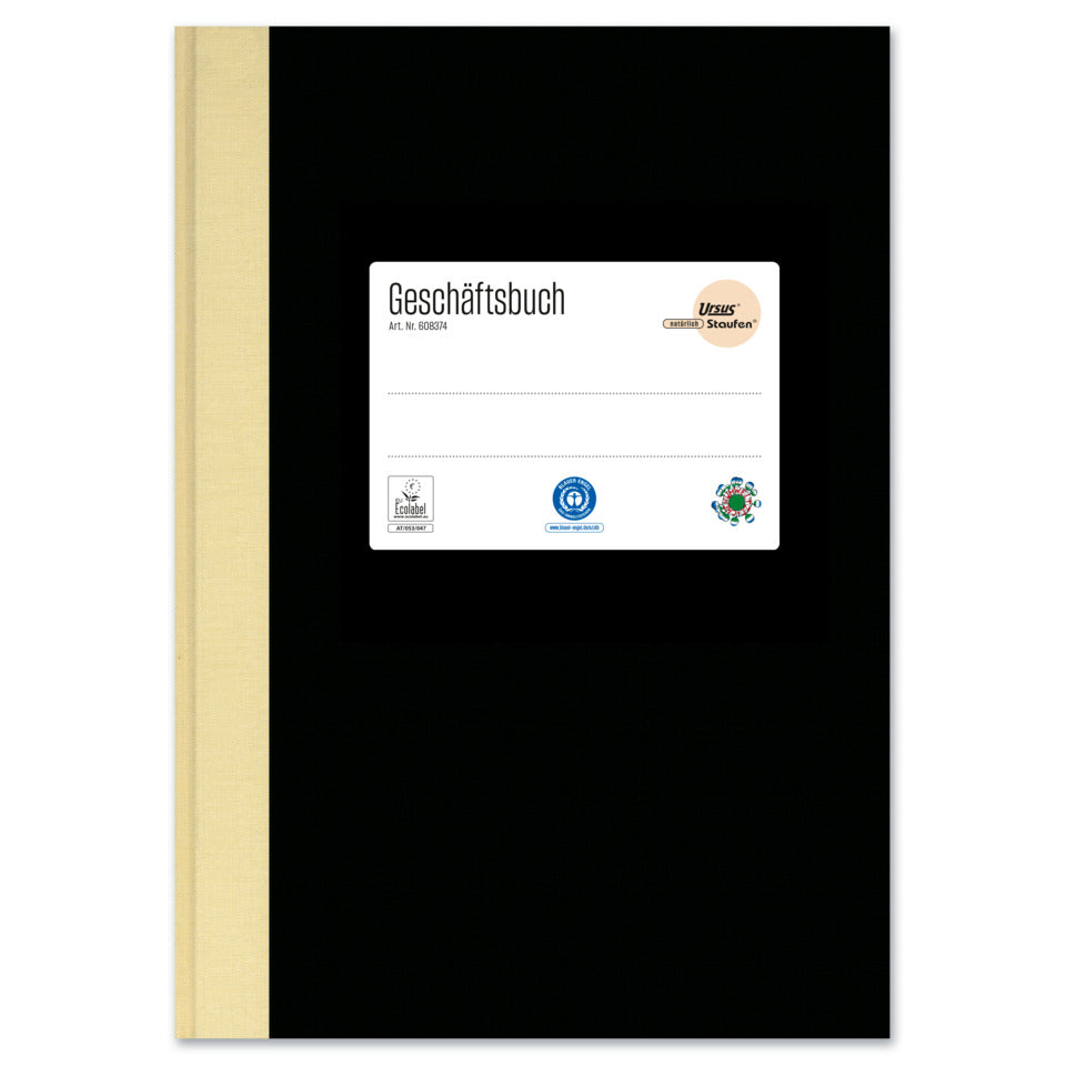 Geschäftsbuch, A5, 96 Blatt, liniert URSUS STYLE RECYCLING 608374 URSUS STYLE 608374