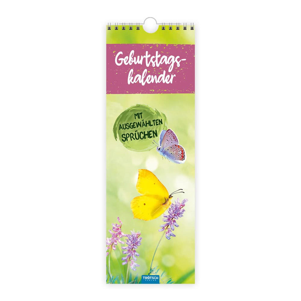 Geburtstagskalender undatiert bunt, 35 x 12 cm TRÖTSCH 52815N TRÖTSCH 52815N 35x12cm