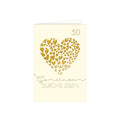 Goldhochzeitskarte Gemeinsam durchs Leben, 11,5 x 17 cm  72-1292 72-1292   Bild