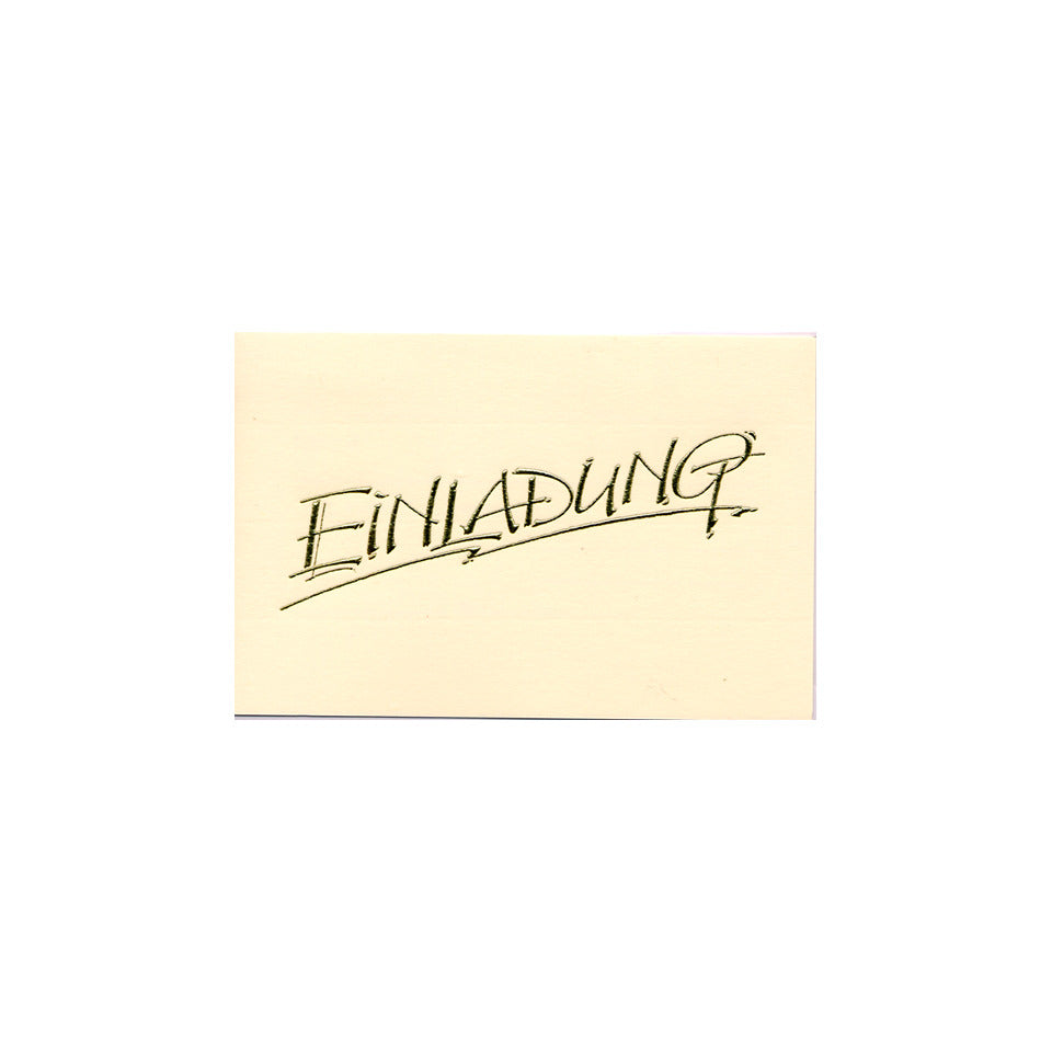 Einladungskarte geprägt  41-2776 41-2776 Schrift