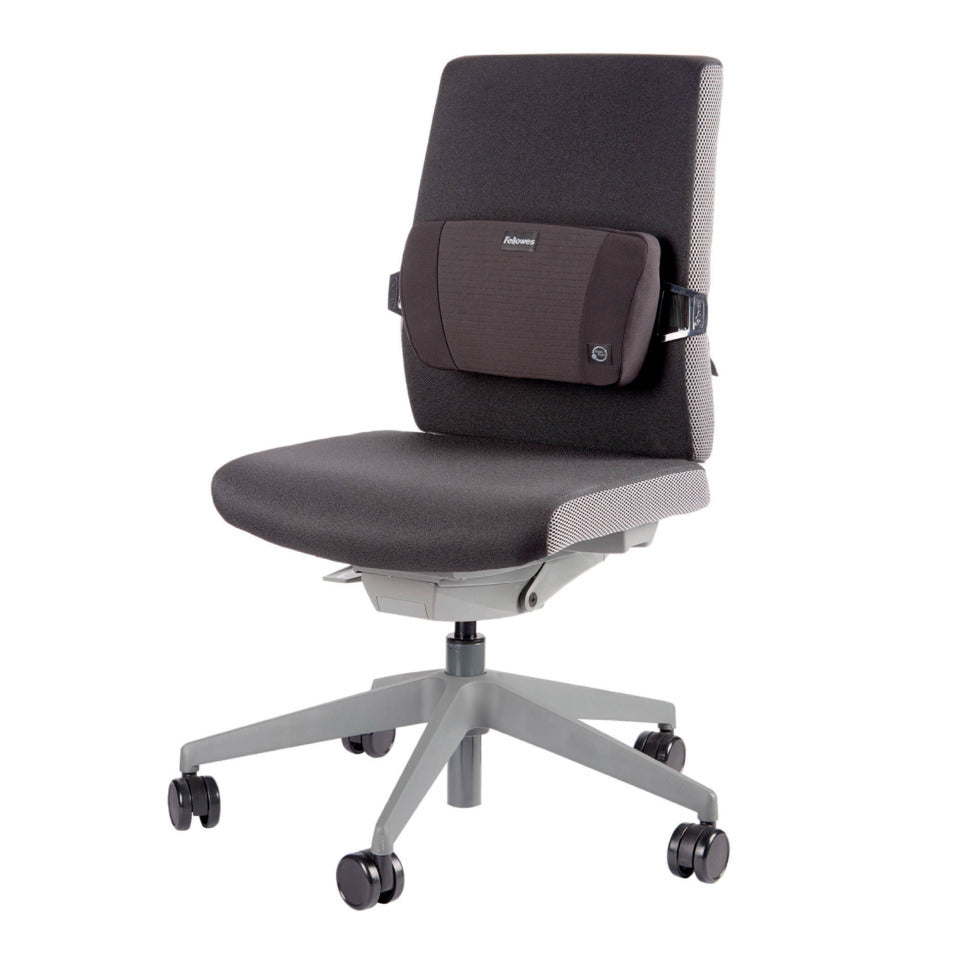 Rückenstütze PlushTouch(TM), 355 x 90 x 195 mm, schwarz FELLOWES 8026501