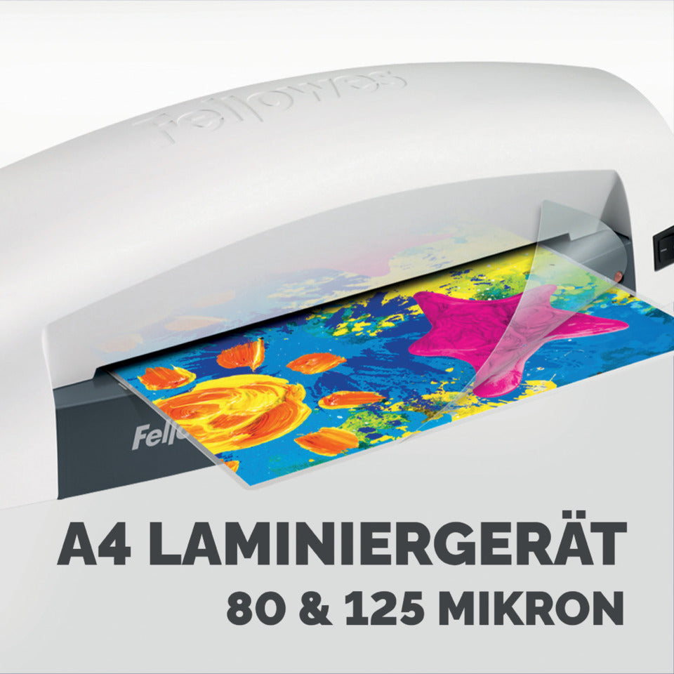 Laminiergerät Lunar A4, 80/125 µm, 240 mm, 384 x 122 mm FELLOWES 5715601
