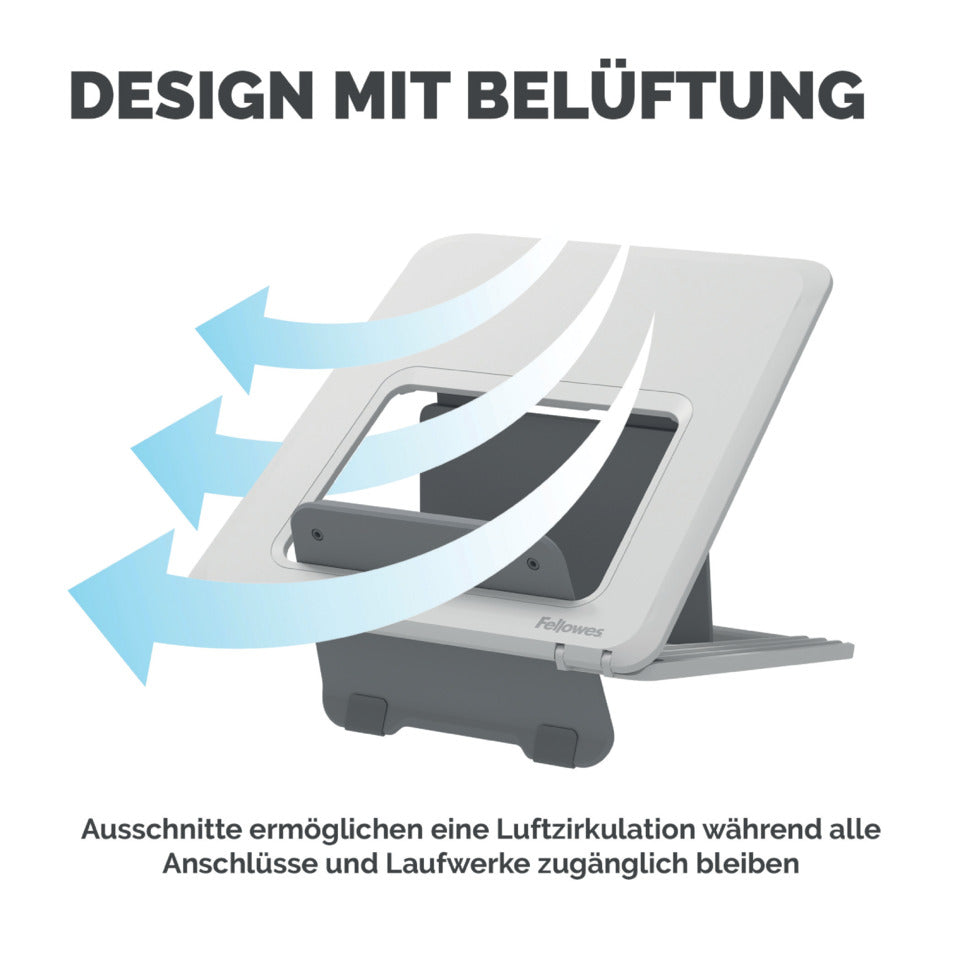 Notebookständer Breyta™, Kunststoff, weiß FELLOWES 100016559