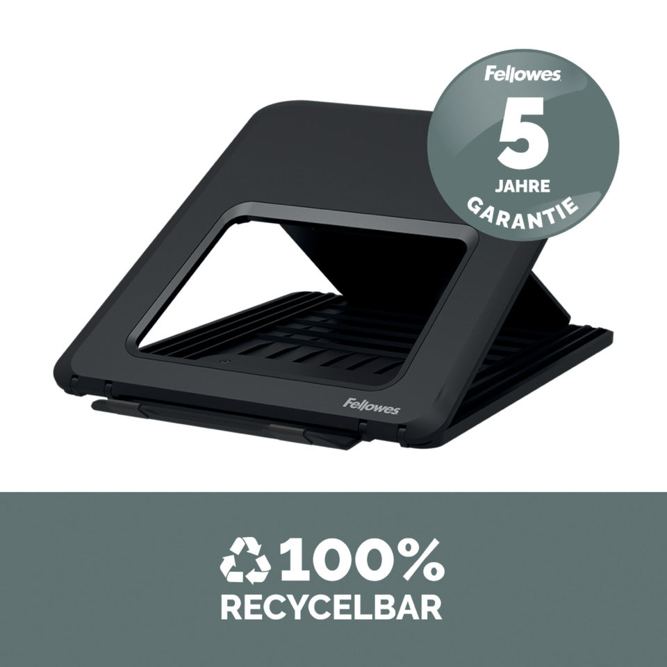Notebookständer Breyta™, Kunststoff, schwarz FELLOWES 100016558