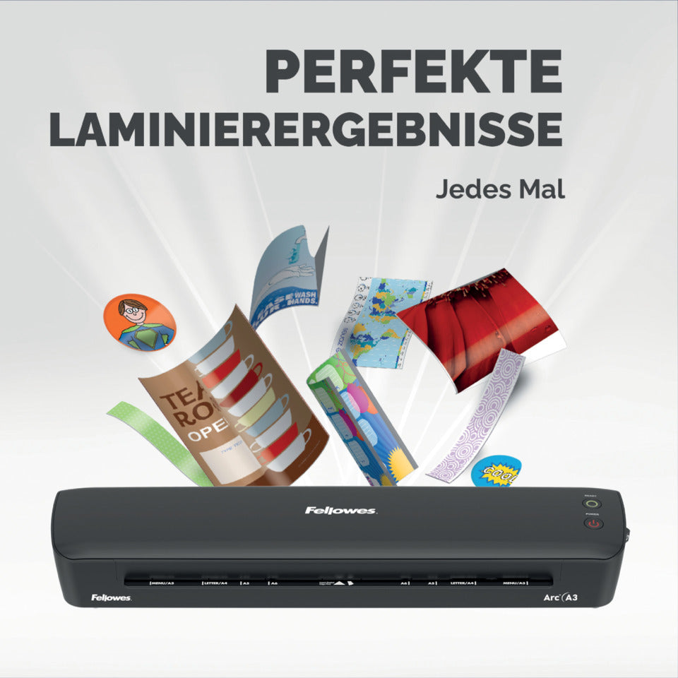 Laminiergerät Arc A3, 459 x 103 mm, schwarz FELLOWES 100016948