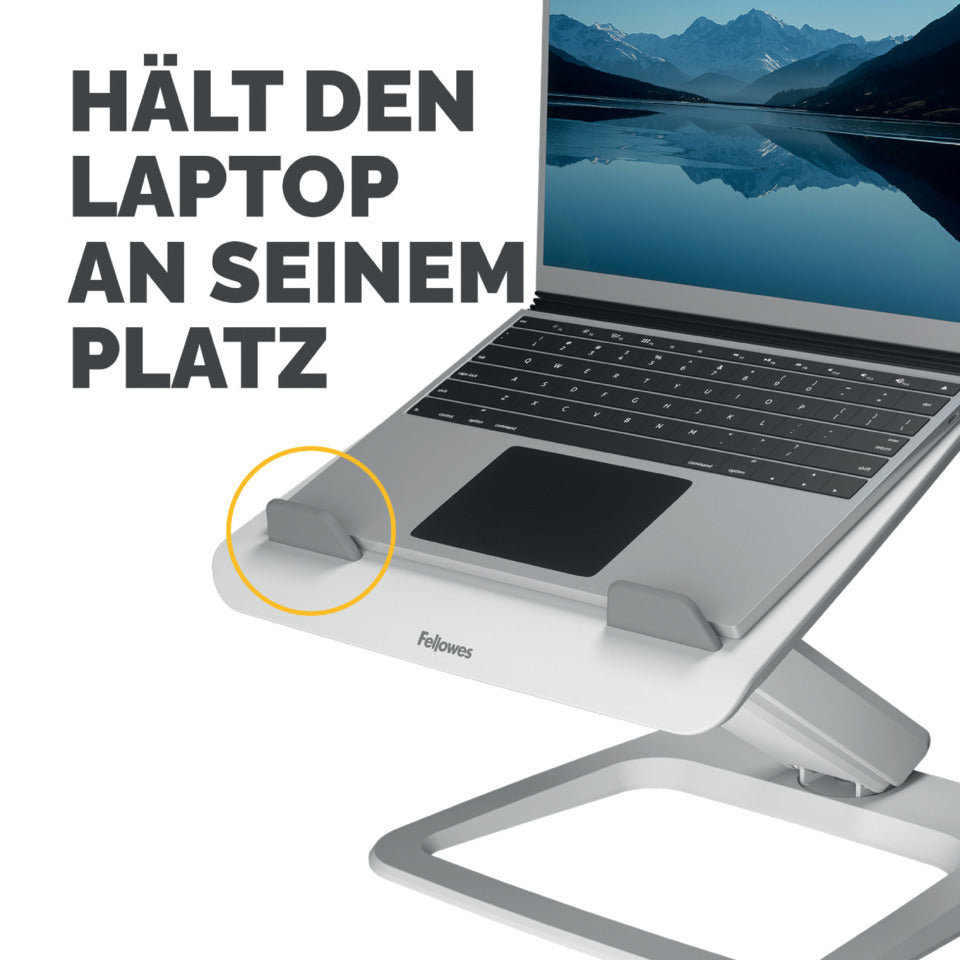 Notebookständer Hana™ LT, 342 x 396 mm, weiß FELLOWES 100016995 FELLOWES 100016995 342 x 396 mm