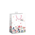 Geschenktragetasche zarte Blümchen, 23 x 18 x 10 cm, Kraftkarton SKORPION 7549-0034-M SKORPION 7549-0034-M 23x18x10cm
