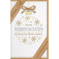Doppeltext-Weihnachtskarte Nature Cards unverpackte Glückwunschkarte mit Briefumschlag - Ho Ho Ho BSB 22-6941 BSB 22-6941   Bild
