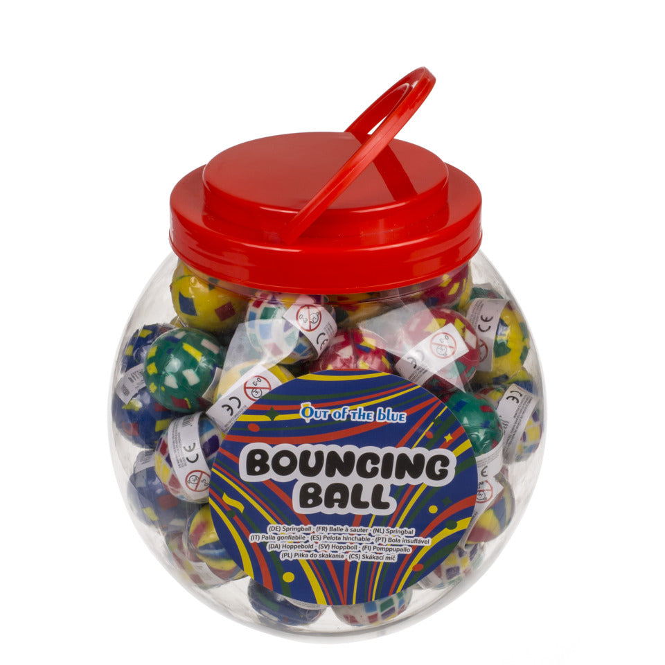Gummispringball Colours, Ø3,5cm, sortiert OUT OF THE BLUE 60/1011 OOTB 60/1011 D.3,5cm