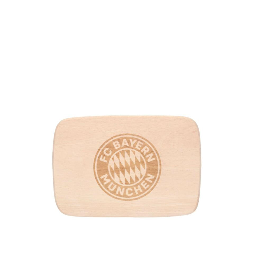 Brotzeitbrett Holz, 21,5 x 14,9 cm FC BAYERN 34960 FC BAYERN 34960 21.5x14.9cm