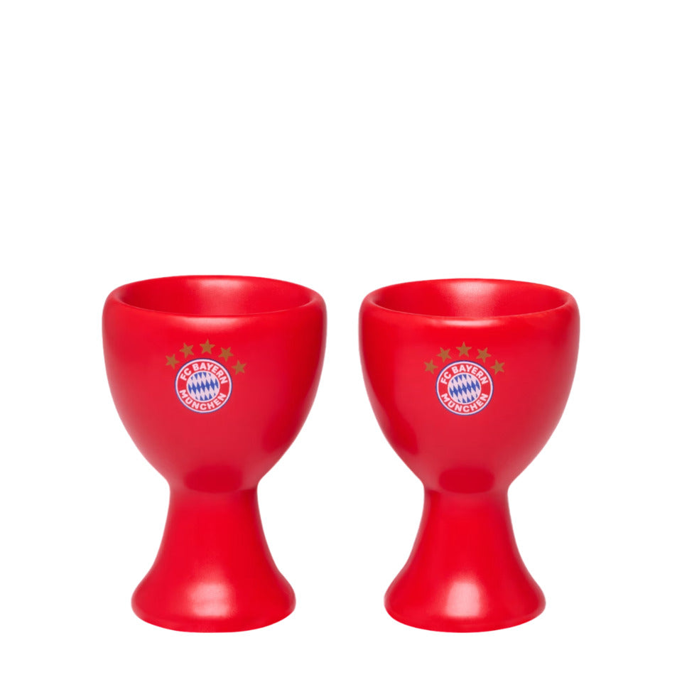 Eierbecher Logo, 2 Stück, rot FC BAYERN 29905