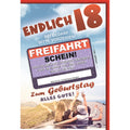 Geburtstagskarte Zahl 18, 11,5 x 17 cm  5559037 5559037   Bild