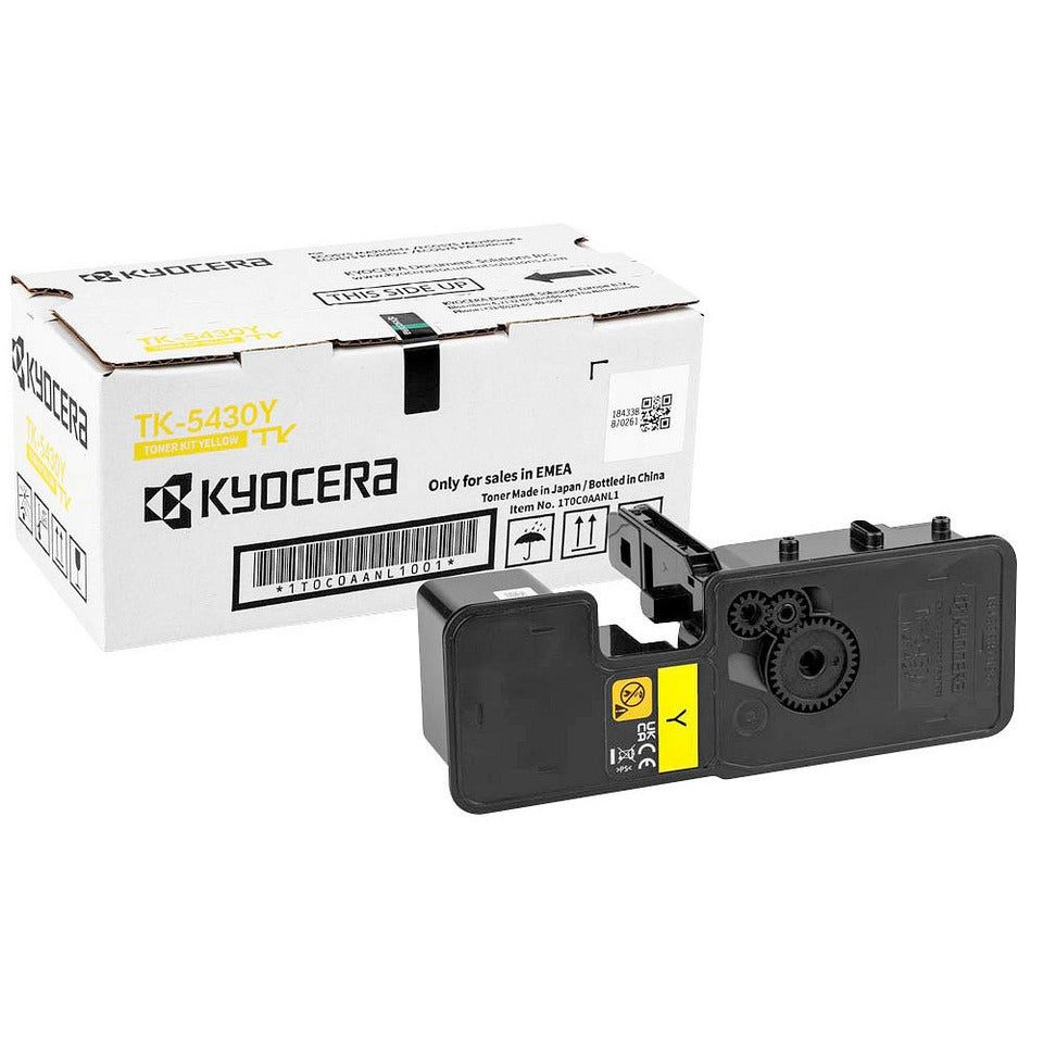 Lasertoner, 1.250 Seiten, yellow KYOCERA TK5430Y KYOCERA 1T0C0AANL1
