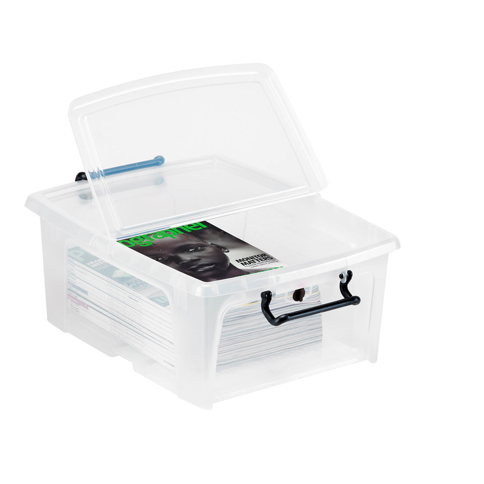 Ablagebox 20l, transparent STRATA 2006950110 STRATA 2006950110 HW695 20 Liter