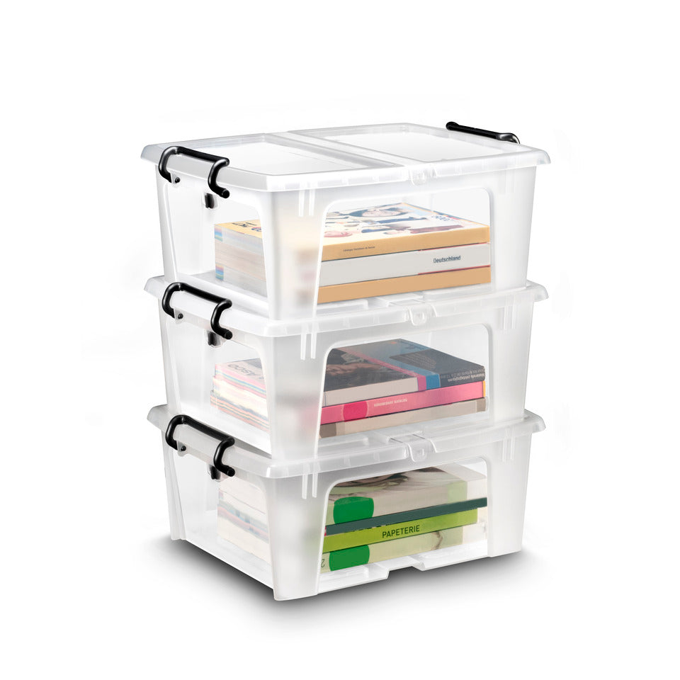 Ablagebox 20l, transparent STRATA 2006950110 STRATA 2006950110 HW695 20 Liter