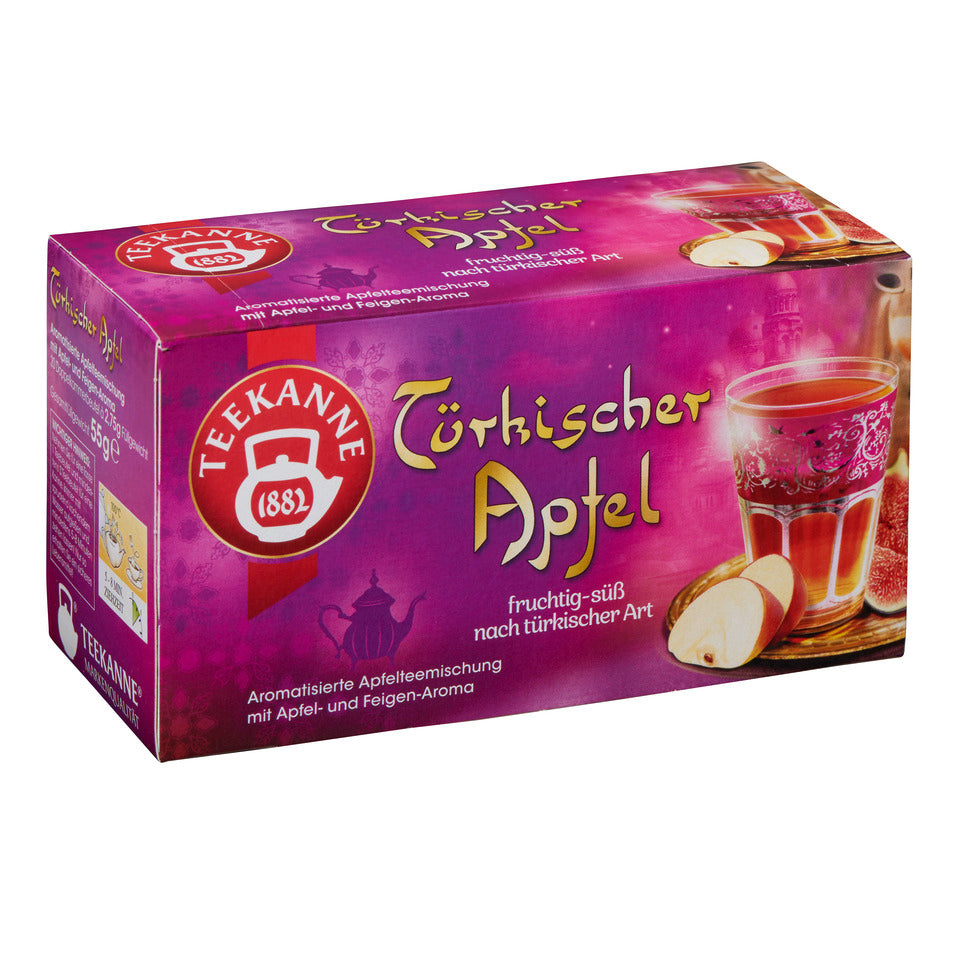 Tee Türkischer Apfel, 20 Beutel x 2,75 g TEEKANNE 4009300008033