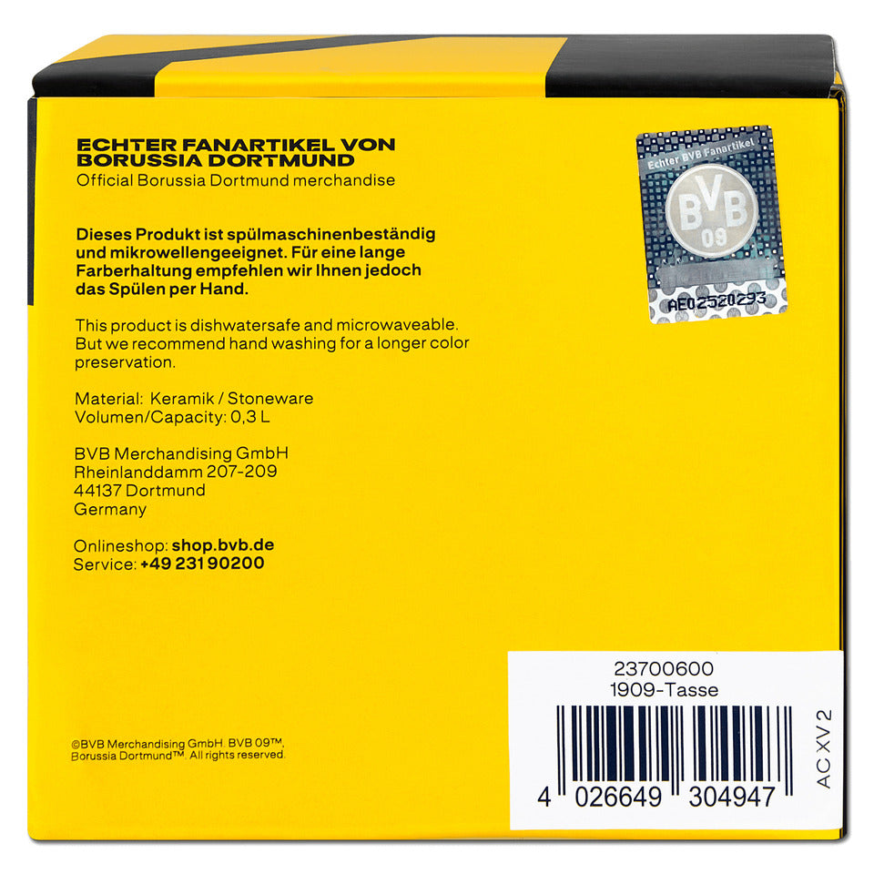 Tasse 1909, 0,3l BVB 23700600