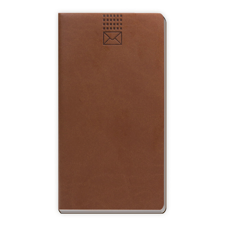 Adressbuch Soft Slim, 8 x 15 cm, braun TRÖTSCH 20122N TRÖTSCH 20122N 8x15cm