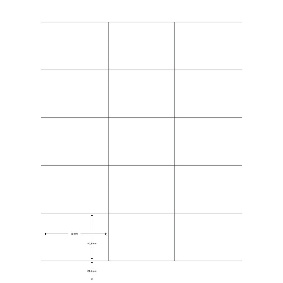 Universaletikett, 70x50,8mm, 1500 Stück, weiß Q-CONNECT KF02446 Q-CONNECT KF02446 100Bl 1500St