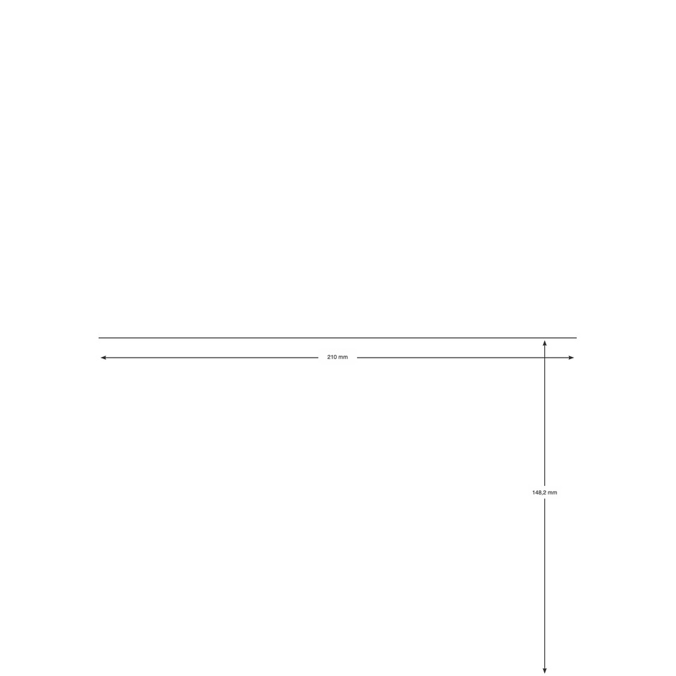 Universaletikett, 210x148,5mm, 200 Stück, weiß Q-CONNECT KF10662 Q-CONNECT KF10662 A4 100BL 200St