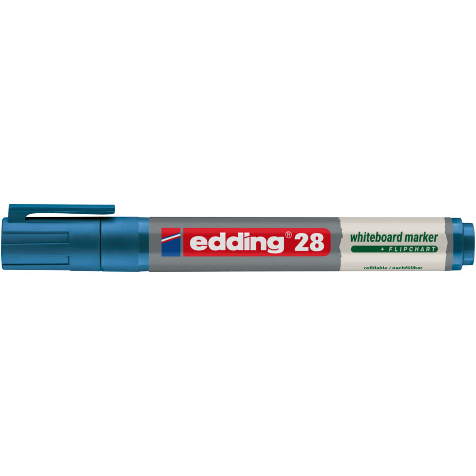 Whiteboardmarker EcoLine, 1,5-3mm, Rundspitze, blau EDDING 4-28003 EDDING 28003