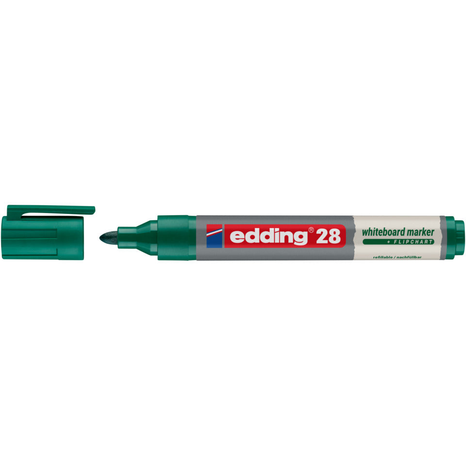 Whiteboardmarker EcoLine, 1,5-3mm, Rundspitze, grün EDDING 4-28004 EDDING 28004