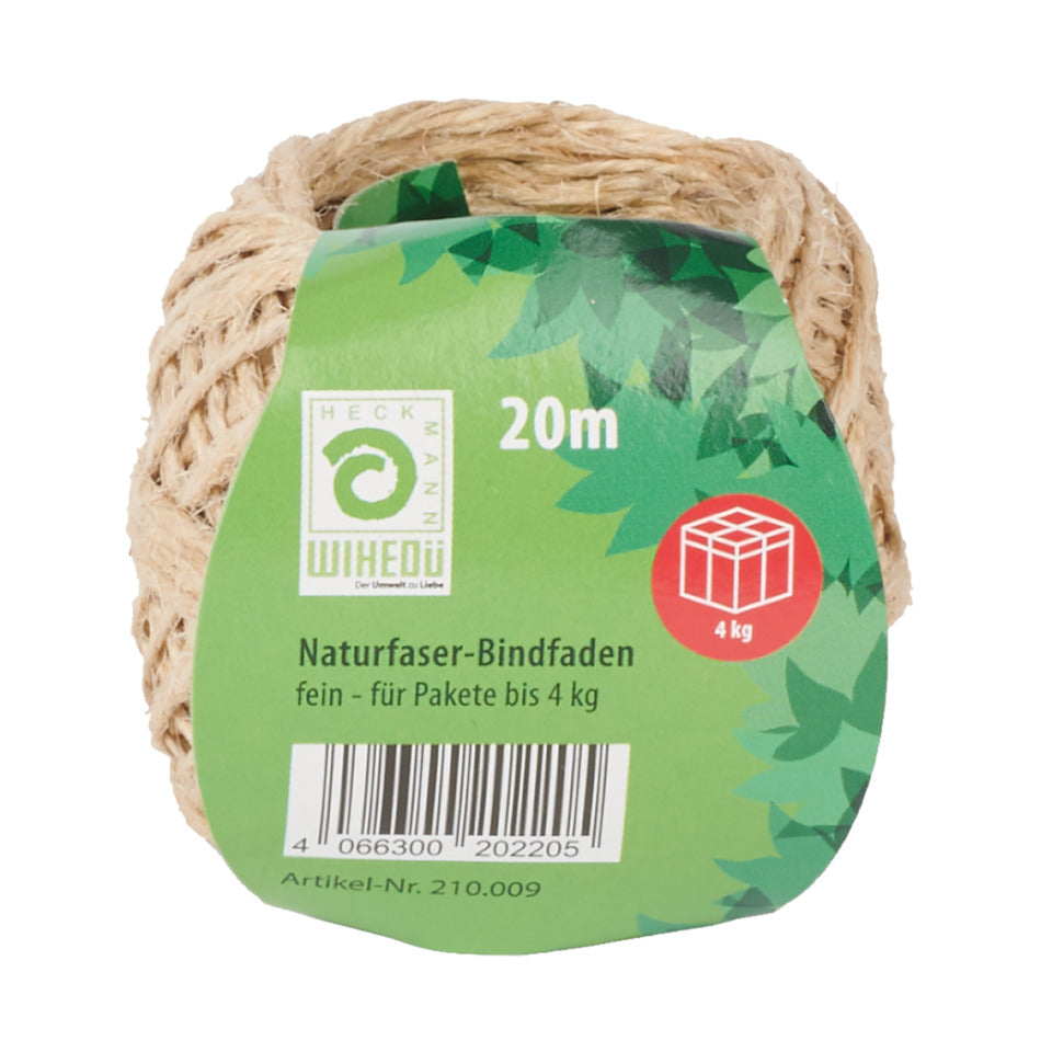 Bindfaden fein, 20m, 25g WIHEDÜ 210009 HECKMANN 210.009