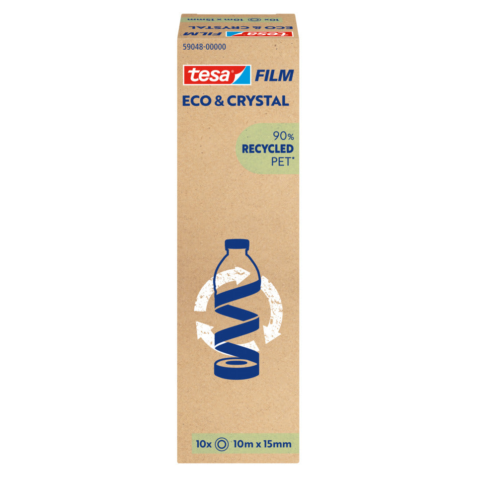 Klebeband tesafilm® eco & crystal, 10mx15mm, 10 Rollen, kristallklar TESA 59048-00000-00 TESA 59048-00000-00 15mm x10m Tower