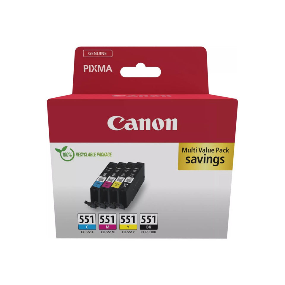 Multipack CLI-551 sw,c,m,y CANON 6509B015